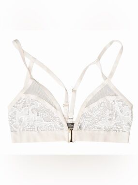 For Love And Lemons Soft Lace Bralette in Ivory Cream